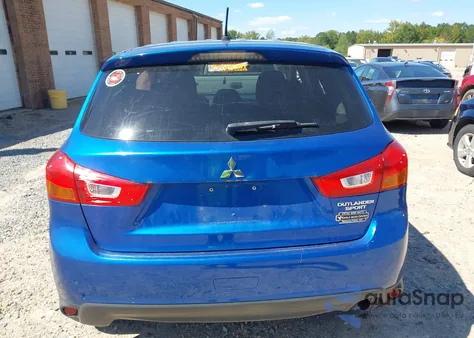 2015 Mitsubishi Outlander Sport Es from USA, damaged, VIN 4A4AP3AU9FE005334